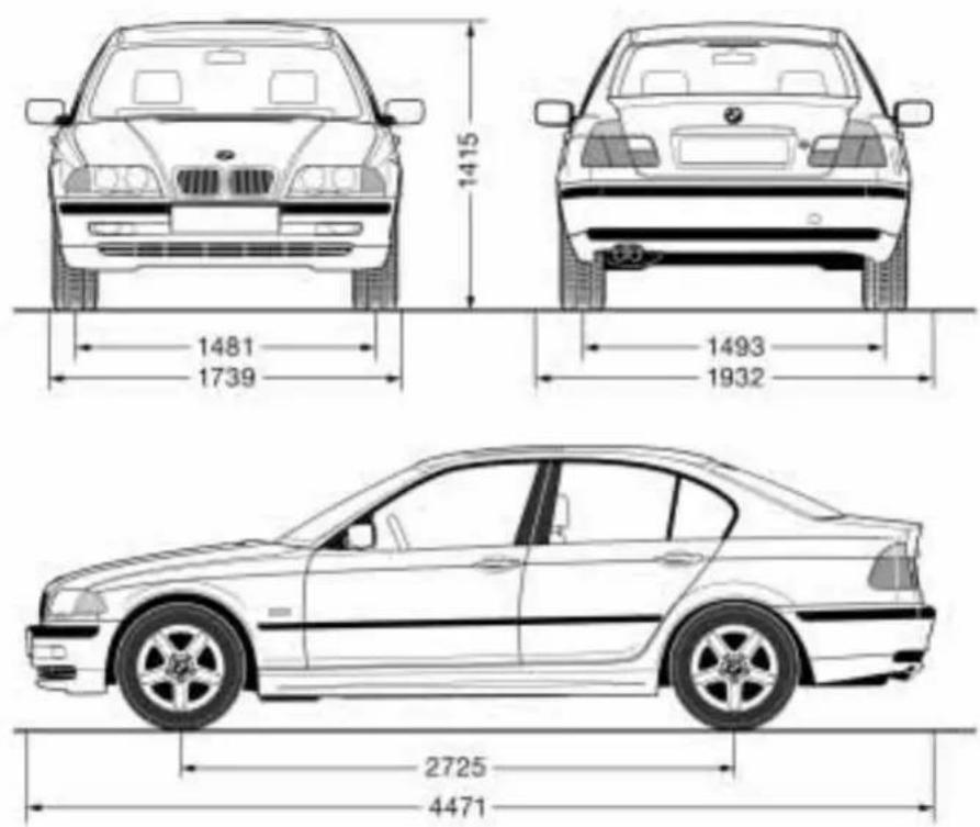 BMW 320i (2000) - Kraftstoffverbrauch, Kohlendioxid/CO₂Emission - 1