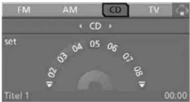 FM AM CD TV CD set 03 04 05 06 07 08 02 Titel 1 00.00