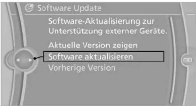 Software Update Software-Aktualisierung zur Unterstützung externer Geräte. Aktuelle Version zeigen Software aktualisieren Vorherige Version