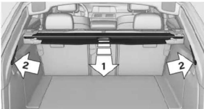 BMW 520d (2012) - Gepäckraumabdeckung - 1