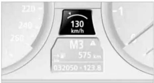 130 km/h M3 575 km 032050 · 123.8