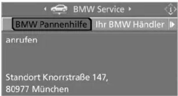 BMW Service BMW Pannenhilfe Ihr BMW Händler anrufen Standort Knorrstraße 147, 80977 München