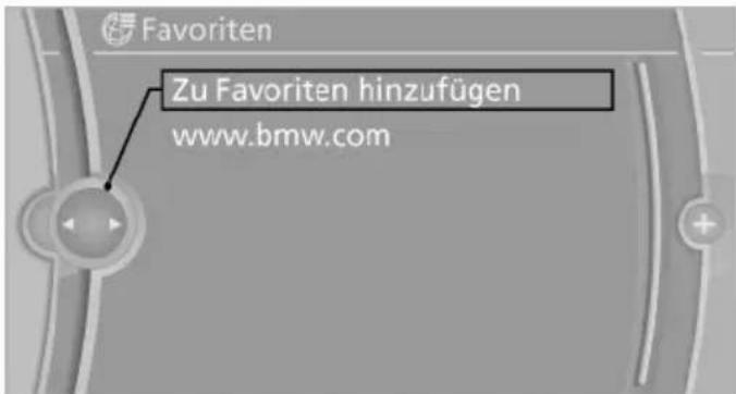 Favoriten Zu Favoriten hinzufügen www.bmw.com