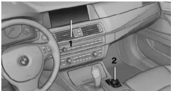 BMW 528i xDrive (2012) - Bedienelemente im Überblick - 1