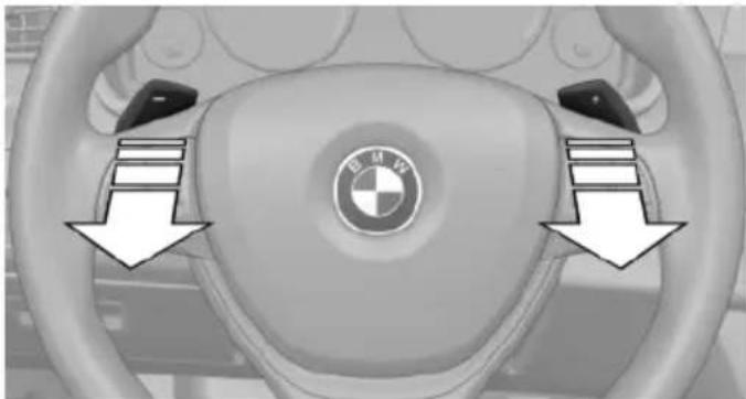 BMW 528i (2012) - Schaltwippen bei Sport-Automatic-Getriebe - 1