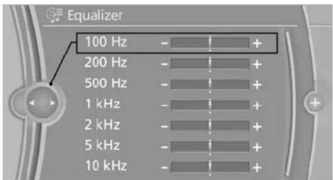Equalizer 100 Hz - + 200 Hz - + 500 Hz - + 1 kHz - + 2 kHz - + 5 kHz - + 10 kHz - +
