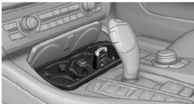 BMW 528i (2012) - Ablage Fernbedienung - 2