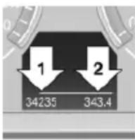 BMW 535d (2012) - Kilometer- und Tageskilometerzähler - 1