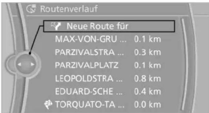 Routenverlauf Neue Route für MAX-VON-GRU ... 0.1 km PARZIVALSTRA ... 0.3 km PARZIVALPLATZ 0.1 km LEOPOLDSTRA ... 0.8 km EDUARD-SCHE ... 0.4 km TORQUATO-TA ... 0.0 km