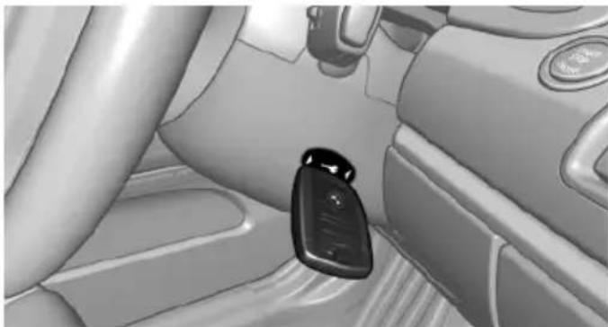 BMW 530i (2012) - Motor starten bei Noterkennung der Fernbedienung - 1