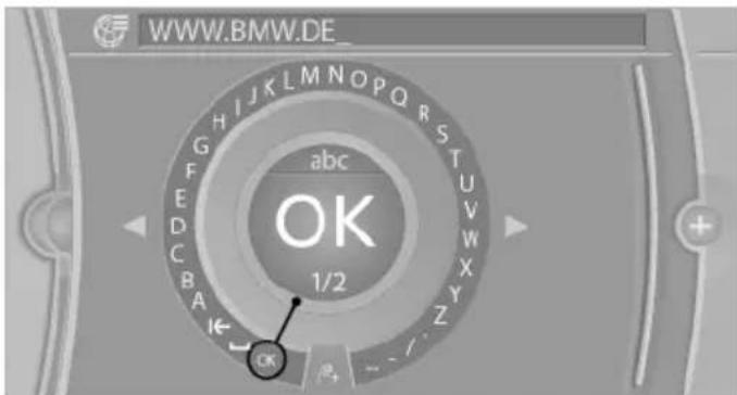 BMW 530i (2012) - Internetadresse eingeben - 1
