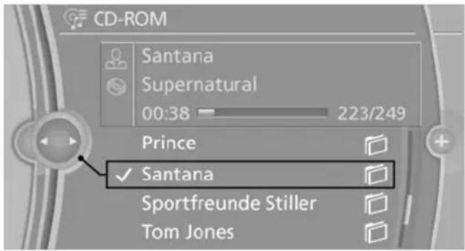 CD-ROM Santana Supernatural 00:38 223/249 Prince ✓ Santana Sportfreunde Stiller Tom Jones