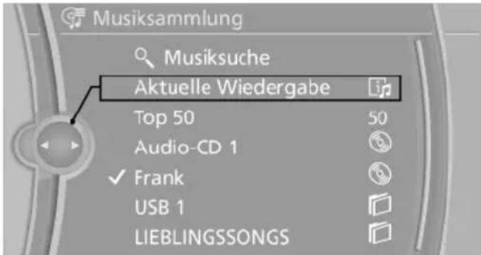 Musiksammlung Musiksuche Aktuelle Wiedergabe Top 50 50 Audio-CD 1 ✓ Frank USB 1 LIEBLINGSSONGS