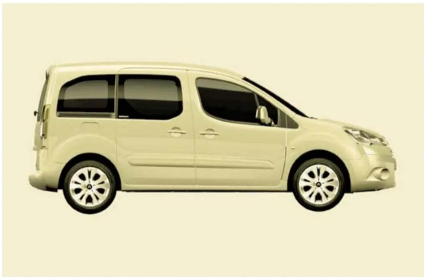 CITROEN Berlingo (2007) - Mit angehobenen Rädern (2 Räder am Boden) - 1