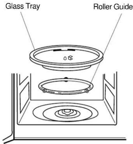 Glass Tray Roller Guide