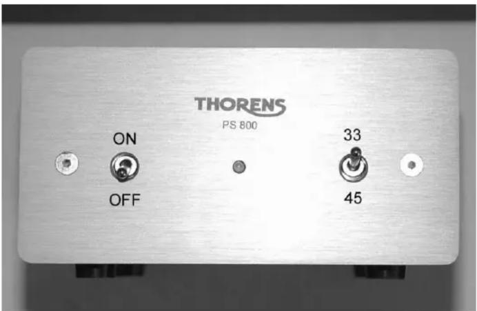 THORENS PS 800 ON OFF 33 45
