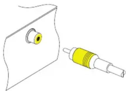 TOPFIELD SRP-2410 - Verwendung des Composite-Video-Anschlusses - 1
