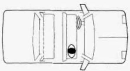 Buick Century (1995) - Securing a Child Restraint in the Right Front Seat Position - 1