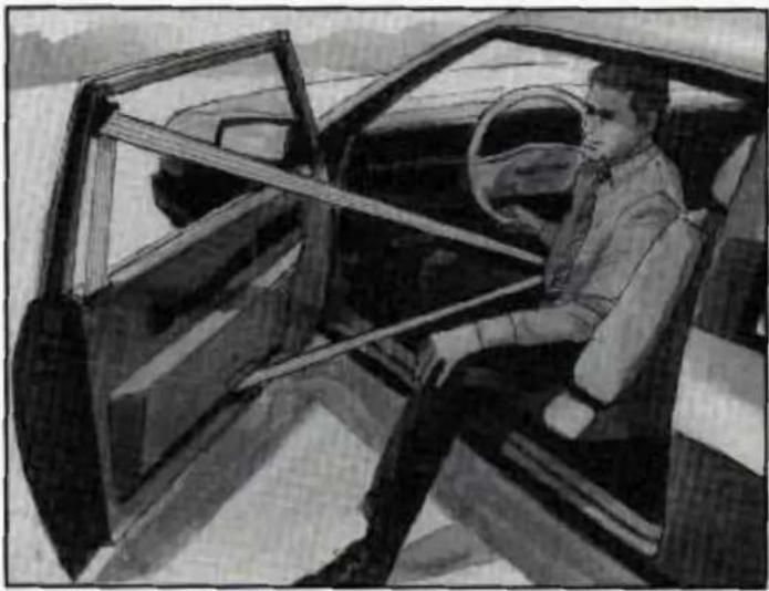 Buick Century (1995) - Automatic Lap-Shoulder Belt - 2