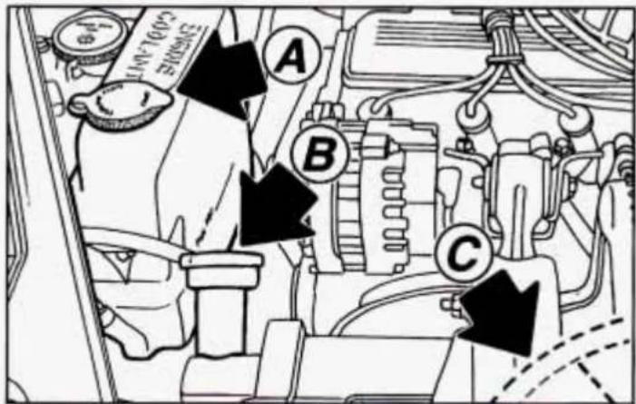 A B C