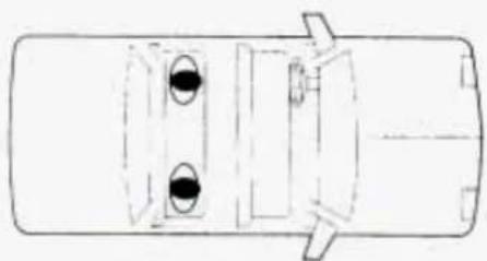 Buick Century (1995) - Securing a Child Restraint in a Rear Outside Seat Position - 1