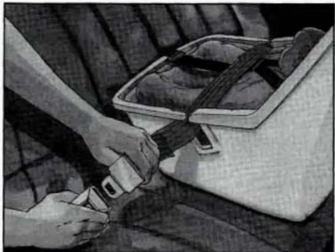 Buick Century (1995) - Securing a Child Restraint in a Center Seat Position - 3