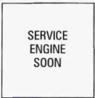 SERVICE ENGINE SOON