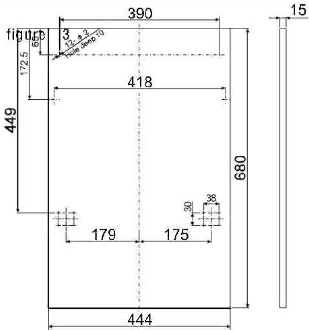 figure 390 12-φ2 Hole deep 10 65 172.5 449 418 680 179 175 30 38 444 15