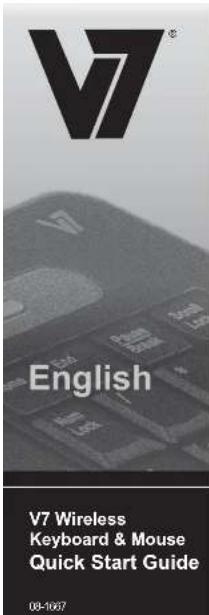 V7 Wireless Keyboard CK2B0-6E1 - 1