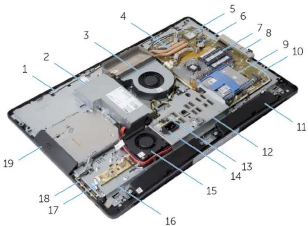 DELL Inspiron 23 5000 - Innenansicht des Computers - 1