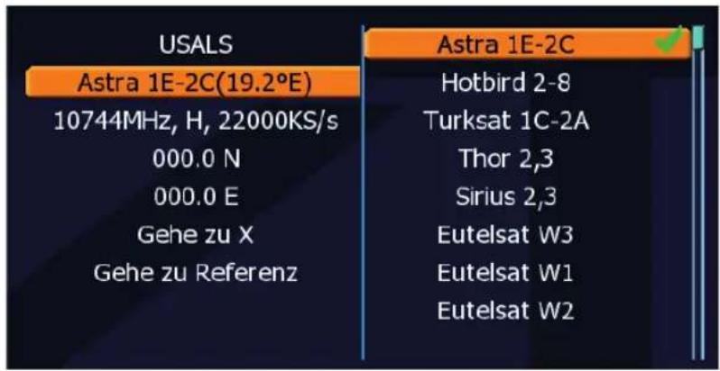 USALS Astra 1E-2C(19.2°E) 10744MHz, H, 22000KS/s 000.0 N 000.0 E Gehe zu X Gehe zu Referenz Astra 1E-2C Hotbird 2-8 Turksat 1C-2A Thor 2,3 Sirius 2,3 Eutelsat W3 Eutelsat W1 Eutelsat W2