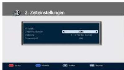 2. Zeiteinstellungen Erwartet Zahlveränderungen Zeitende Sonstasiel Autre 0 (10:34, 0:00) Aus