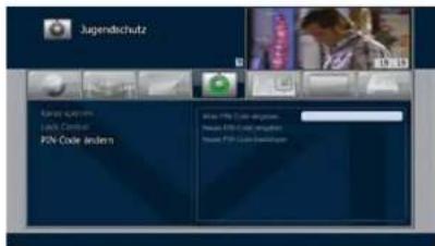Vantage VT-100 HD+ SmartTV - Pin-Code ändern - 1