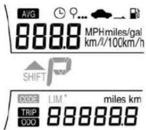 CHEVROLET Aveo Sedan (2012) - Fahrerinformationszentrum - 1