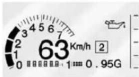 3 4 5 6 7 2 63 Km/h 2 1 0 1 0.95G