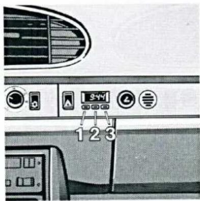 PORSCHE 944 S2 (1989) - Uhrzeit einstellen - 1