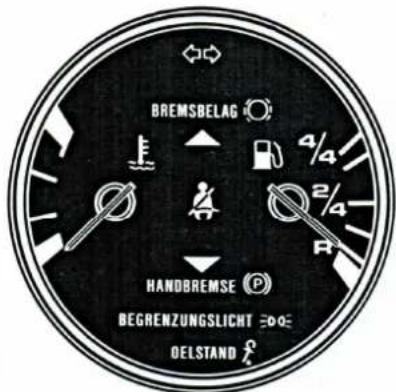 PORSCHE 944 S2 (1989) - Fernlichtkontrollampe - 1