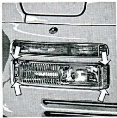 PORSCHE 944 Turbo (1989) - Begrenzungsleuchte, Nebelscheinwerfer, Zusatzfernscheinwerfer - 1
