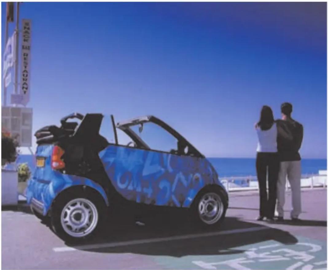 SMART Fortwo Cabrio (2006) - Pelerine abnehmen - 1