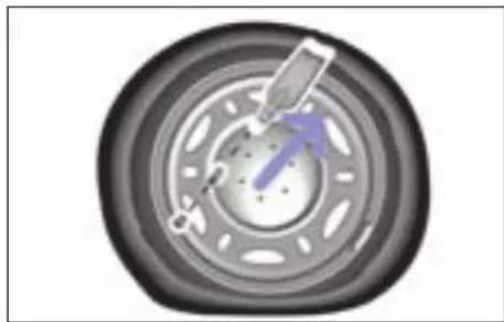 SMART Fortwo Cabrio (2006) - Reifen mit Hilfe des Pannensets reparieren - 2