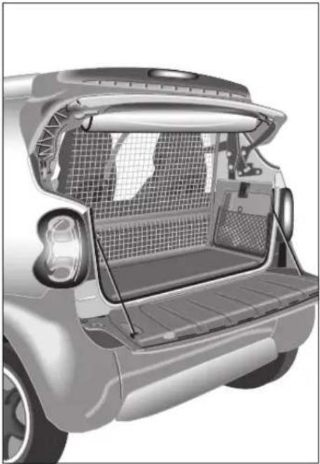 SMART Fortwo Cabrio (2006) - Trennschutz\* zwischen Gepäck- und Fahrgastraum (cabrio) - 1