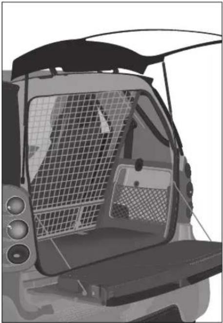 SMART Fortwo Cabrio (2006) - Trennschutz\* zwischen Gepäck- und Fahrgastraum (coupé) - 1
