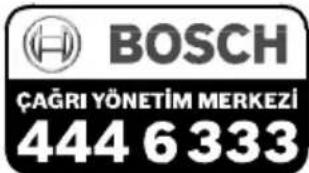BOSCH ÇAĞRI YÖNETİM MERKEZİ 444 6333