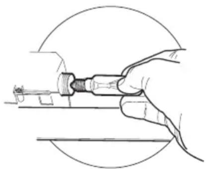 BOSCH DWB063451 - Replacing the light bulbs - 1