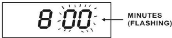 DENVER CRB-818 - "ALARM" TIME SETTING - 2