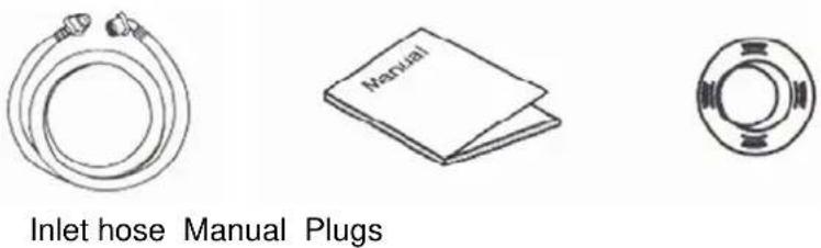 Inlet hose Manual Plugs Manual