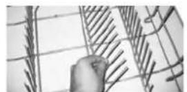 TecLime TDW-1401 - Folding Spikes of Lower Basket - 1