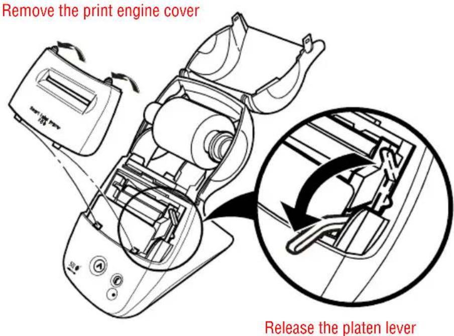 SEIKO SLP-100 - Adjusting the Position of Labels - 1