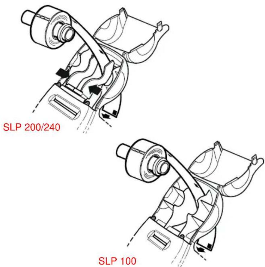 SEIKO SLP-100 - Load the roll of labels - 2