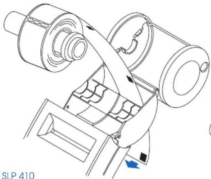 SEIKO SLP-410 - Load the roll of labels - 2